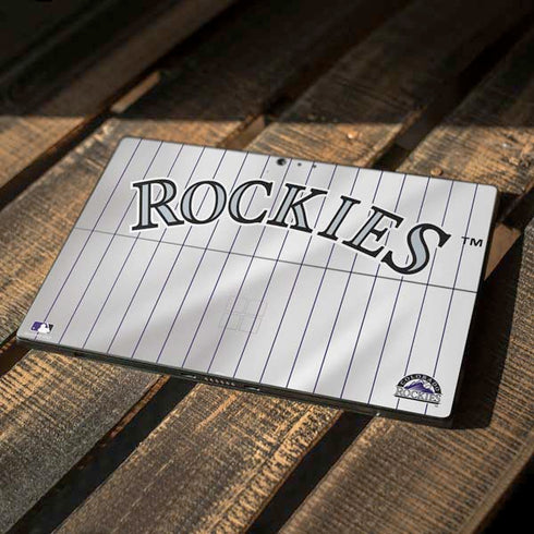 MLB Colorado Rockies Home Jersey Surface Pro 6 Skin
