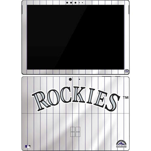 MLB Colorado Rockies Home Jersey Surface Pro 7 Skin