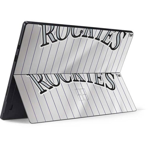 MLB Colorado Rockies Home Jersey Surface Pro 7 Skin