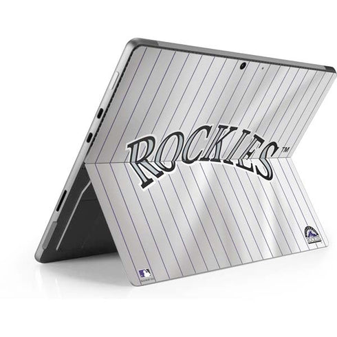 MLB Colorado Rockies Home Jersey Surface Pro 8 Skin