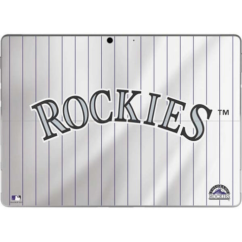 MLB Colorado Rockies Home Jersey Surface Pro 9 Skin