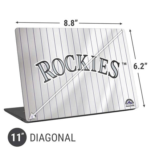 MLB Colorado Rockies Home Jersey Universal Laptop 11in (8.8 x 6.2in) Skin