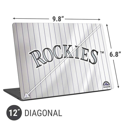 MLB Colorado Rockies Home Jersey Universal Laptop 12in (9.8 x 6.8in) Skin