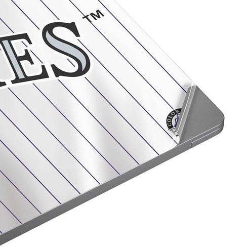 MLB Colorado Rockies Home Jersey Universal Laptop 12in (9.8 x 6.8in) Skin