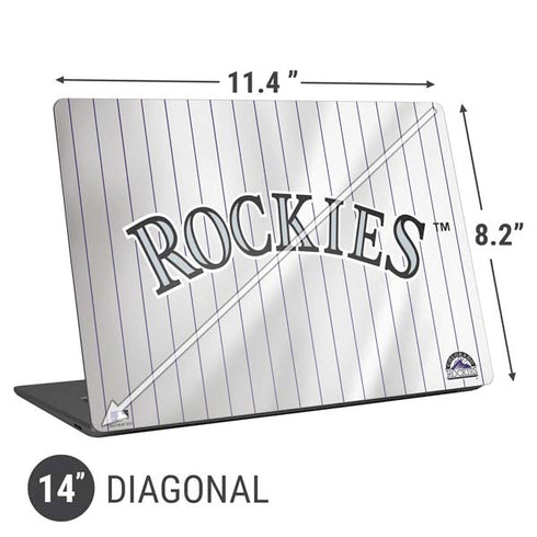 MLB Colorado Rockies Home Jersey Universal Laptop 14in (11.4 x 8.2in) Skin