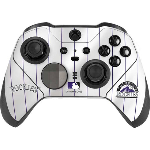 MLB Colorado Rockies Home Jersey Xbox Elite Wireless Controller Series 2 Skin