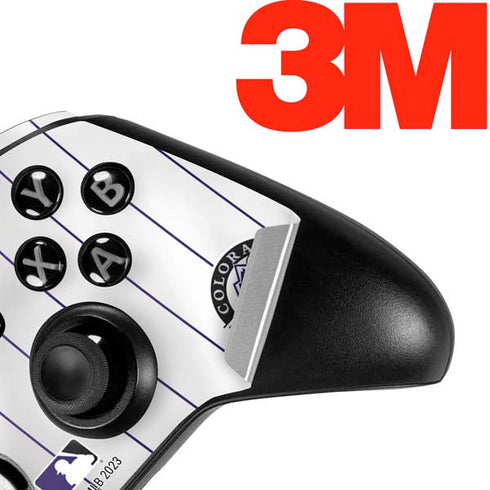 MLB Colorado Rockies Home Jersey Xbox One Elite Controller Skin