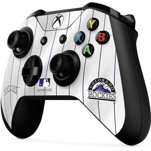 MLB Colorado Rockies Home Jersey Xbox One X Controller Skin