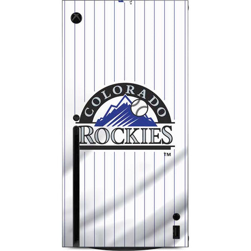 MLB Colorado Rockies Home Jersey Xbox Series X Console Skin