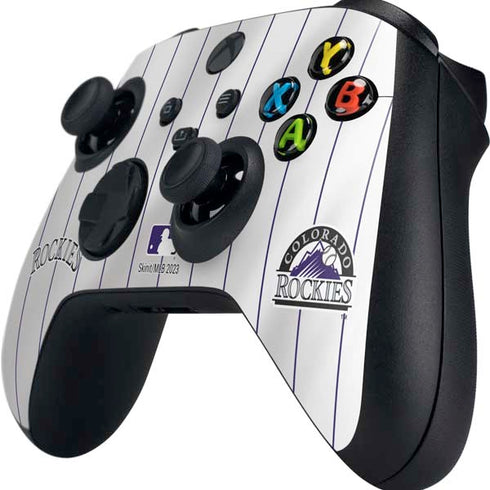 MLB Colorado Rockies Home Jersey Xbox Series X Controller Skin