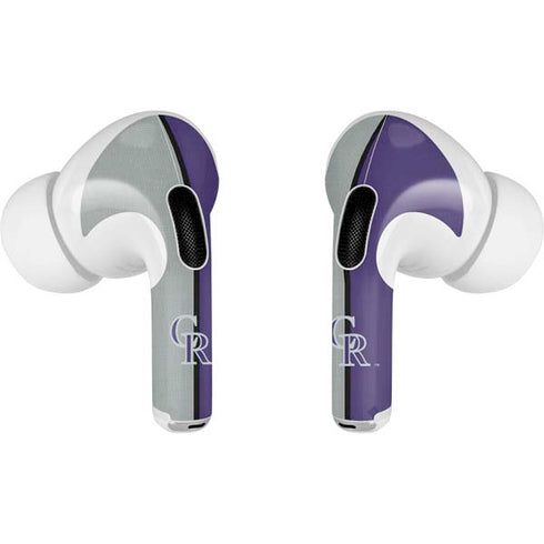 MLB Colorado Rockies Split AirPods Pro 2nd Gen Skin