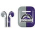 MLB Colorado Rockies Split Apple AirPods 2 Skin