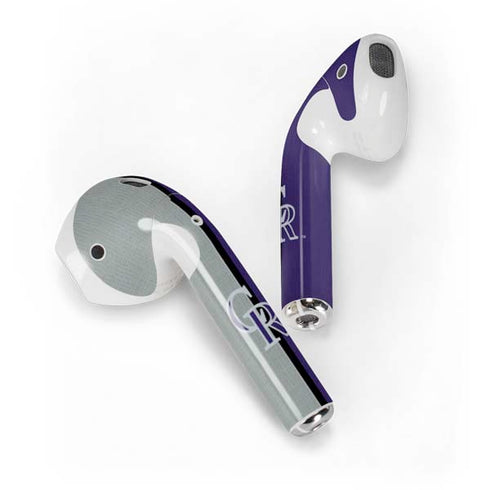 MLB Colorado Rockies Split Apple AirPods Skin