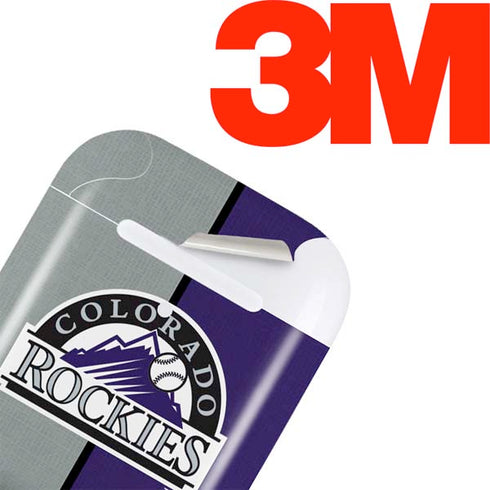 MLB Colorado Rockies Split Apple AirPods Skin