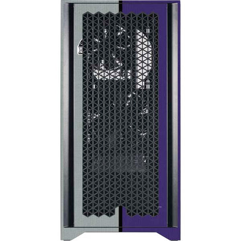 MLB Colorado Rockies Split Corsair 4000D Tempered Glass Mid-Tower ATX Case Skin