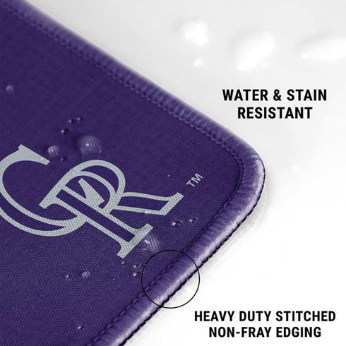 MLB Colorado Rockies Split Gaming Mouse Pad