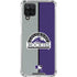 MLB Colorado Rockies Split Galaxy A12 Clear Case