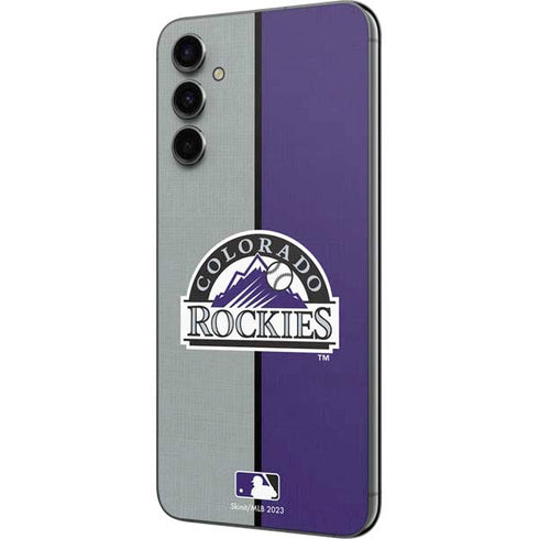 MLB Colorado Rockies Split Galaxy A14 5G Skin