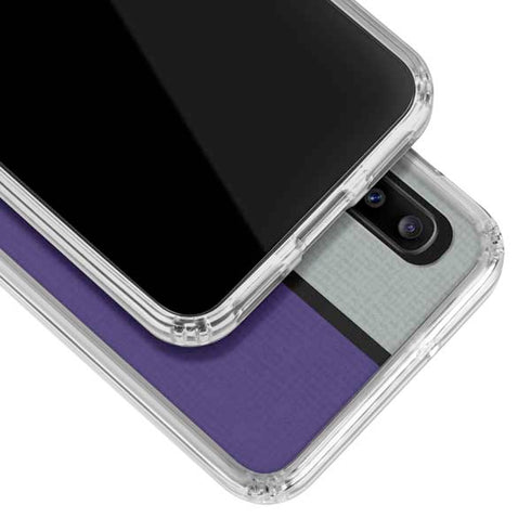 MLB Colorado Rockies Split Galaxy A20 Clear Case