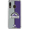 MLB Colorado Rockies Split Galaxy A30 Clear Case