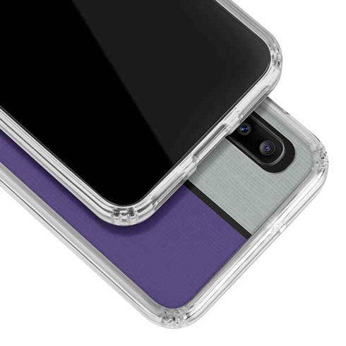 MLB Colorado Rockies Split Galaxy A30 Clear Case