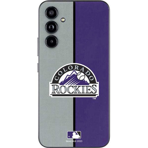 MLB Colorado Rockies Split Galaxy A54 5G Skin