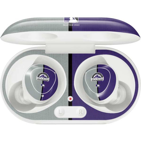 MLB Colorado Rockies Split Galaxy Buds Plus Skin
