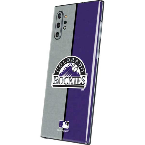 MLB Colorado Rockies Split Galaxy Note 10 Plus Skin
