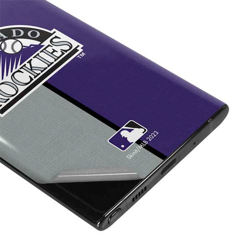 MLB Colorado Rockies Split Galaxy Note 10 Plus Skin