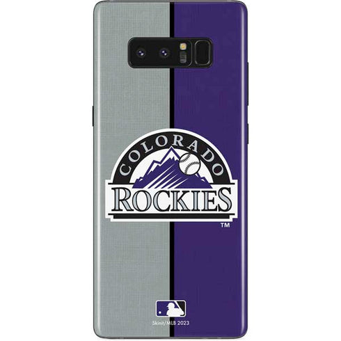 MLB Colorado Rockies Split Galaxy Note 8 Skin