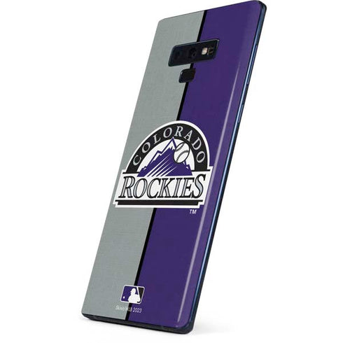 MLB Colorado Rockies Split Galaxy Note 9 Skin
