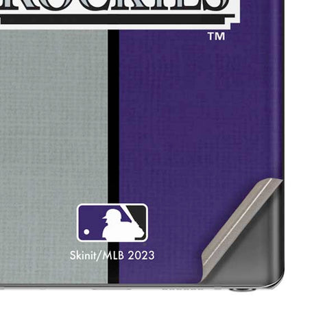 MLB Colorado Rockies Split Galaxy Note20 5G Skin