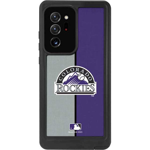 MLB Colorado Rockies Split Galaxy Note20 Ultra 5G Waterproof Case