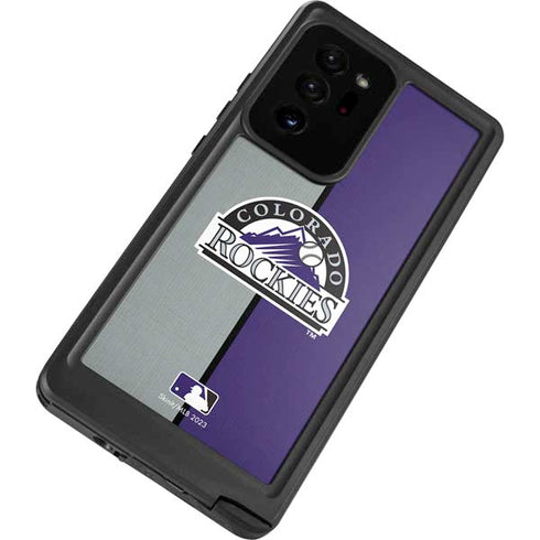 MLB Colorado Rockies Split Galaxy Note20 Ultra 5G Waterproof Case