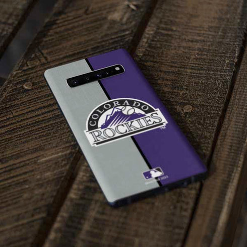 MLB Colorado Rockies Split Galaxy S10 Plus Skin