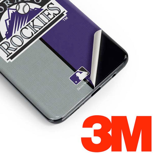 MLB Colorado Rockies Split Galaxy S10 Skin