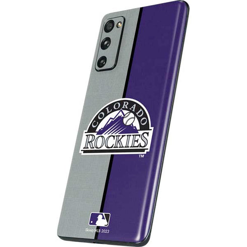 MLB Colorado Rockies Split Galaxy S20 Fan Edition Skin