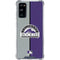 MLB Colorado Rockies Split Galaxy S20 FE Clear Case