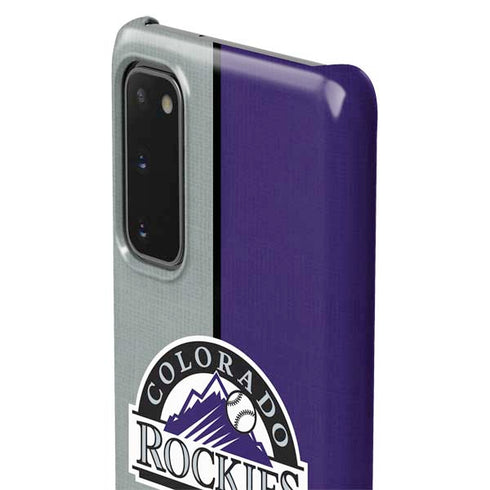 MLB Colorado Rockies Split Galaxy S20 Lite Case