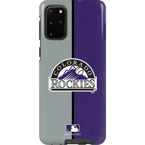 MLB Colorado Rockies Split Galaxy S20 Plus Pro Case