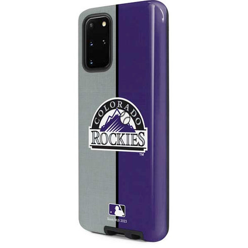 MLB Colorado Rockies Split Galaxy S20 Plus Pro Case