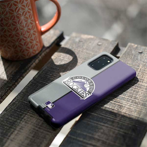 MLB Colorado Rockies Split Galaxy S20 Plus Pro Case