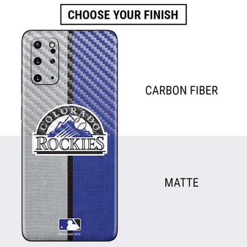 MLB Colorado Rockies Split Galaxy S20 Plus Skin