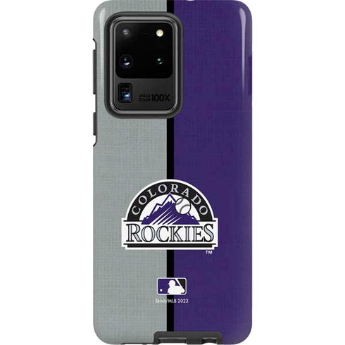 MLB Colorado Rockies Split Galaxy S20 Ultra 5G Pro Case