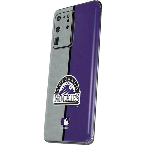 MLB Colorado Rockies Split Galaxy S20 Ultra 5G Skin