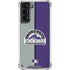 MLB Colorado Rockies Split Galaxy S21 5G Clear Case