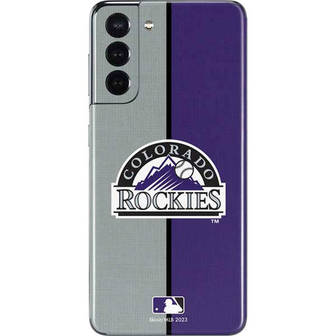 MLB Colorado Rockies Split Galaxy S21 5G Skin