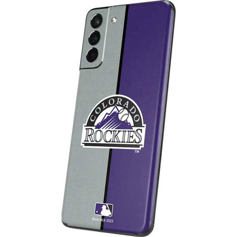 MLB Colorado Rockies Split Galaxy S21 Plus 5G Skin