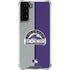 MLB Colorado Rockies Split Galaxy S22 Plus Clear Case