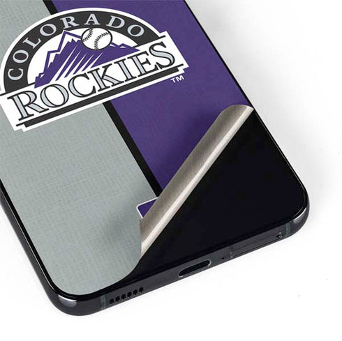 MLB Colorado Rockies Split Galaxy S22 Plus Skin